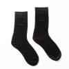 Mise au Green Chaussettes | Chaussettes Unies Bambou Noir