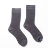 Mise au Green Chaussettes | Chaussettes Unies Bambou Gris