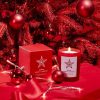 Mise au Green Maison & Bain | Bougie De Noel En Porcelaine Rouge