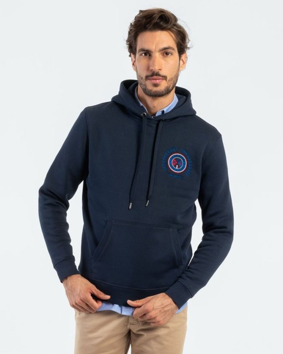 Mise au Green Sweat | Sweatshirt A Capuche Harry Bleu Marine