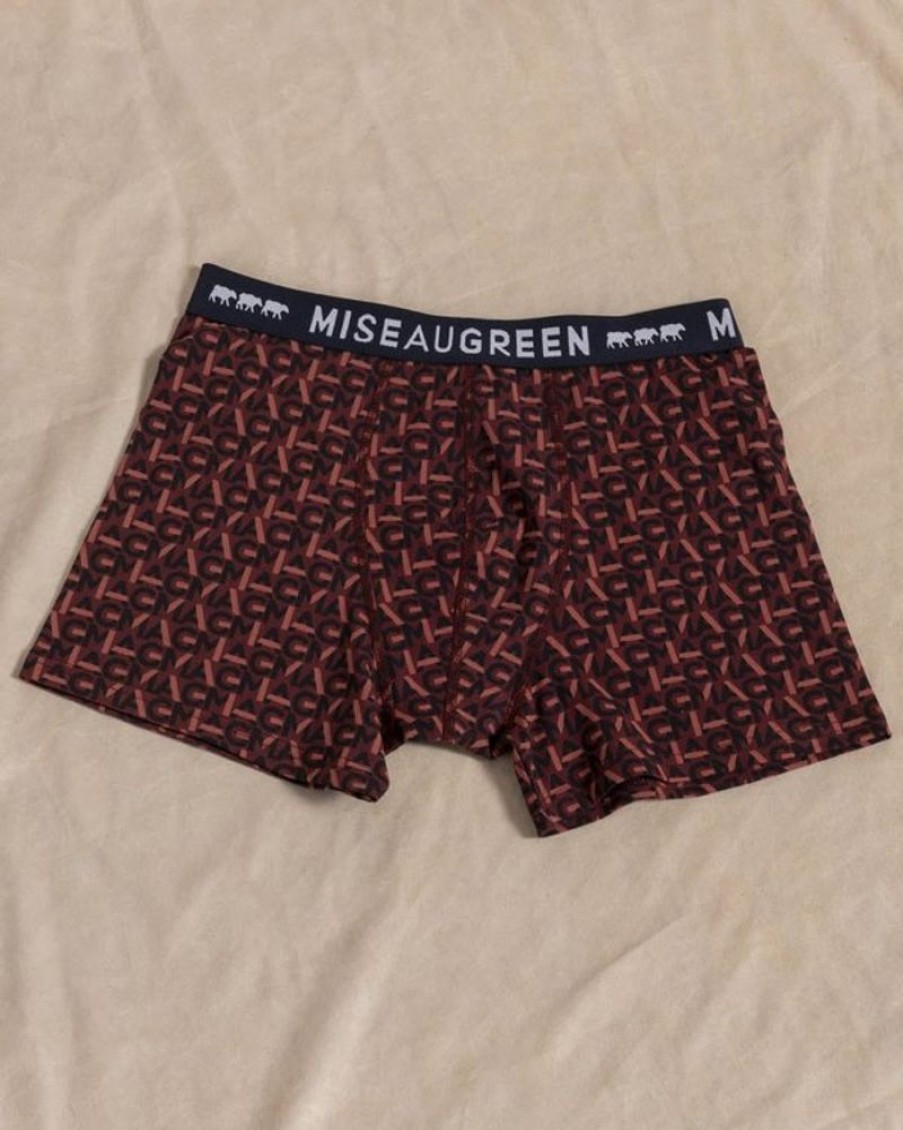 Mise au Green Sous-Vetements & Homewear | Boxer Adam Bordeaux