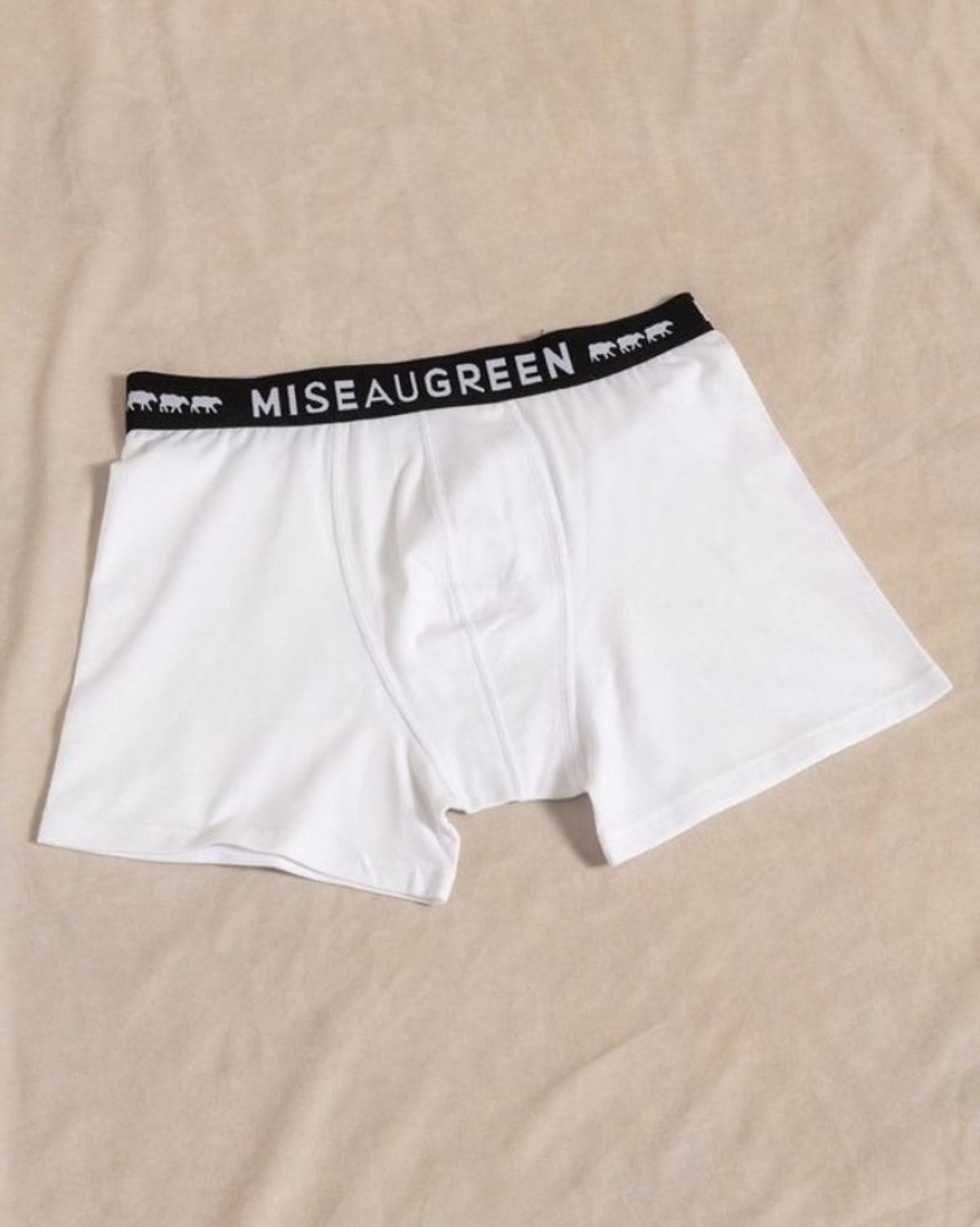 Mise au Green Sous-Vetements & Homewear | Boxer Adrien Blanc