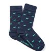 Mise au Green Chaussettes | Chaussettes A Motifs Petites Vaches En Coton Vert