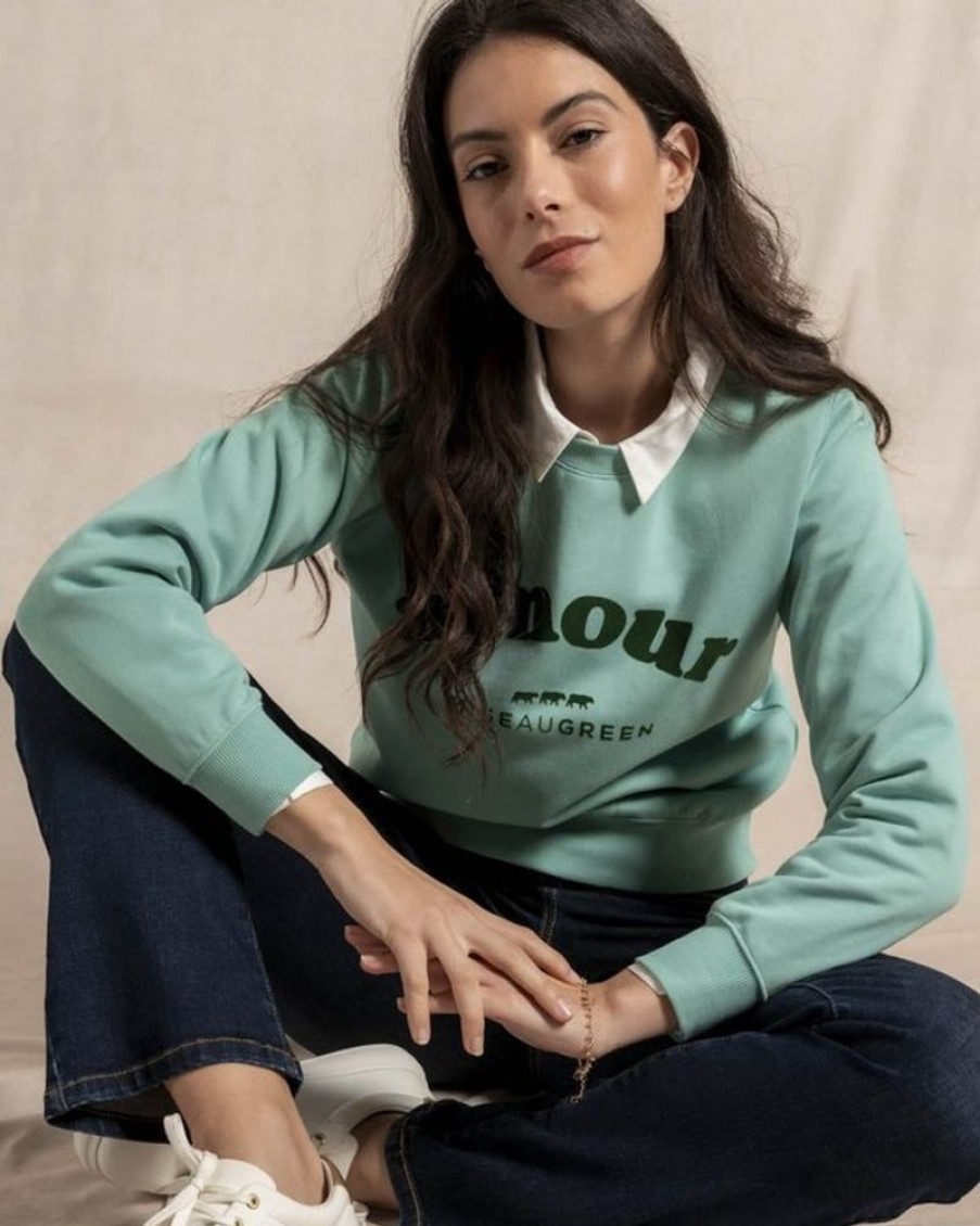 Mise au Green Pull & Cardigan | Sweat Betty Vert Sauge