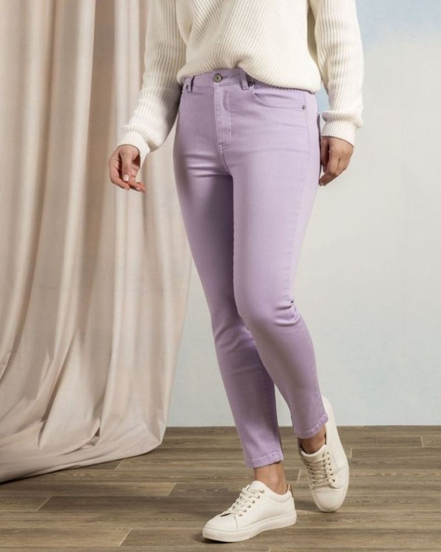 Mise au Green Pantalon & Jean | Pantalon Slim 7/8 Lilas