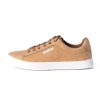 Mise au Green Chaussures | Baskets Confort Unies Broderie 3 Vaches Caramel