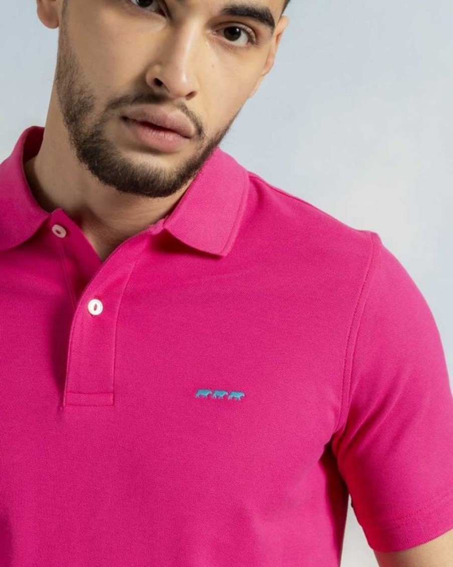 Mise au Green Polo | Polo Douglas Fucshia