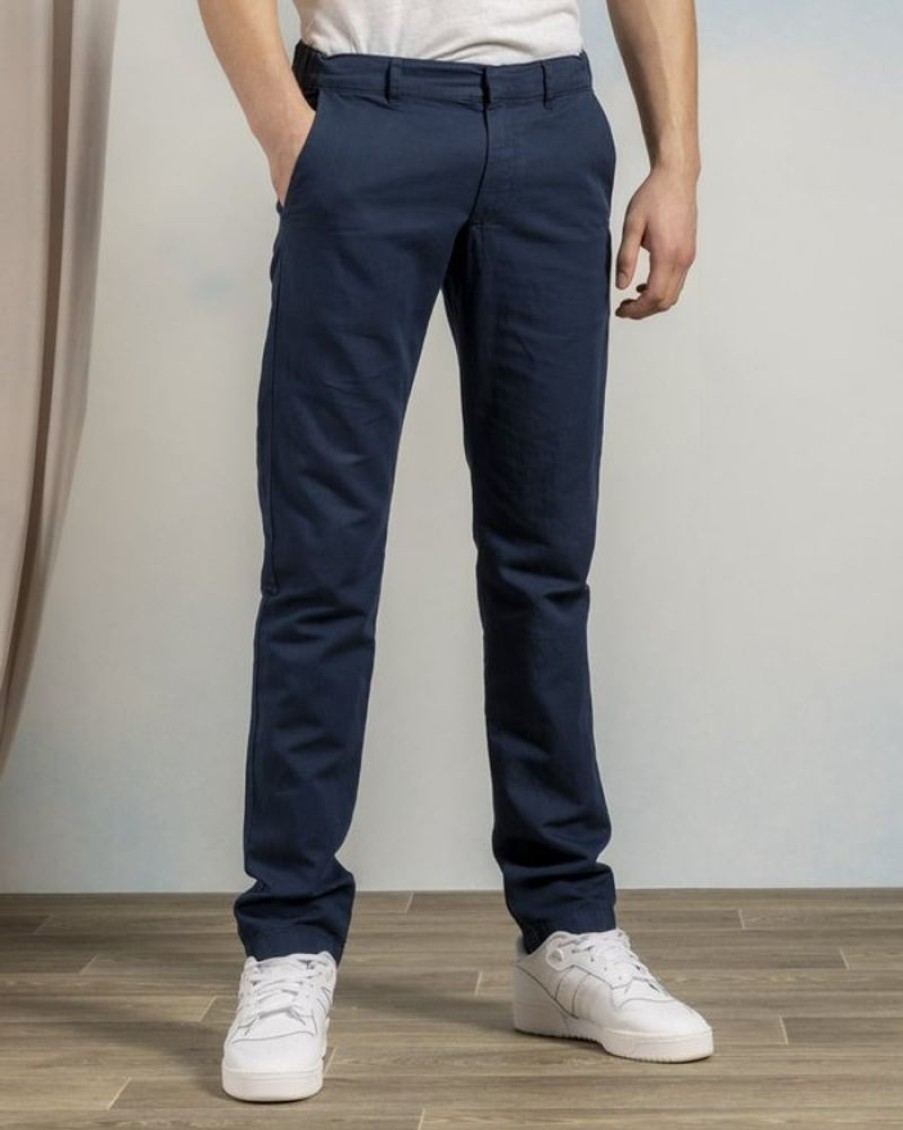 Mise au Green Pantalon & Jean | Pantalon Chino Fluide Bleu Marine