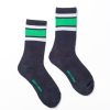 Mise au Green Chaussettes | Chaussettes Tennis Rayees Vert