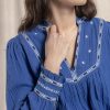 Mise au Green Chemisier & Tunique | Blouse Boheme Bleu Cobalt