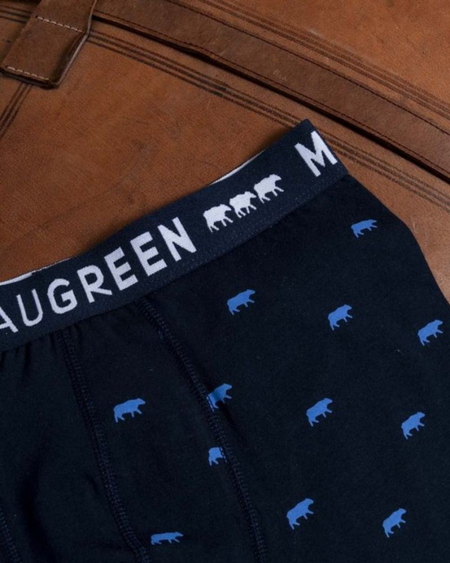 Mise au Green Sous-Vetements & Homewear | Boxer Adriel Bleu Marine