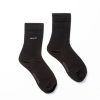 Mise au Green Chaussettes | Chaussettes Unies Broderie 3 Vaches Noir