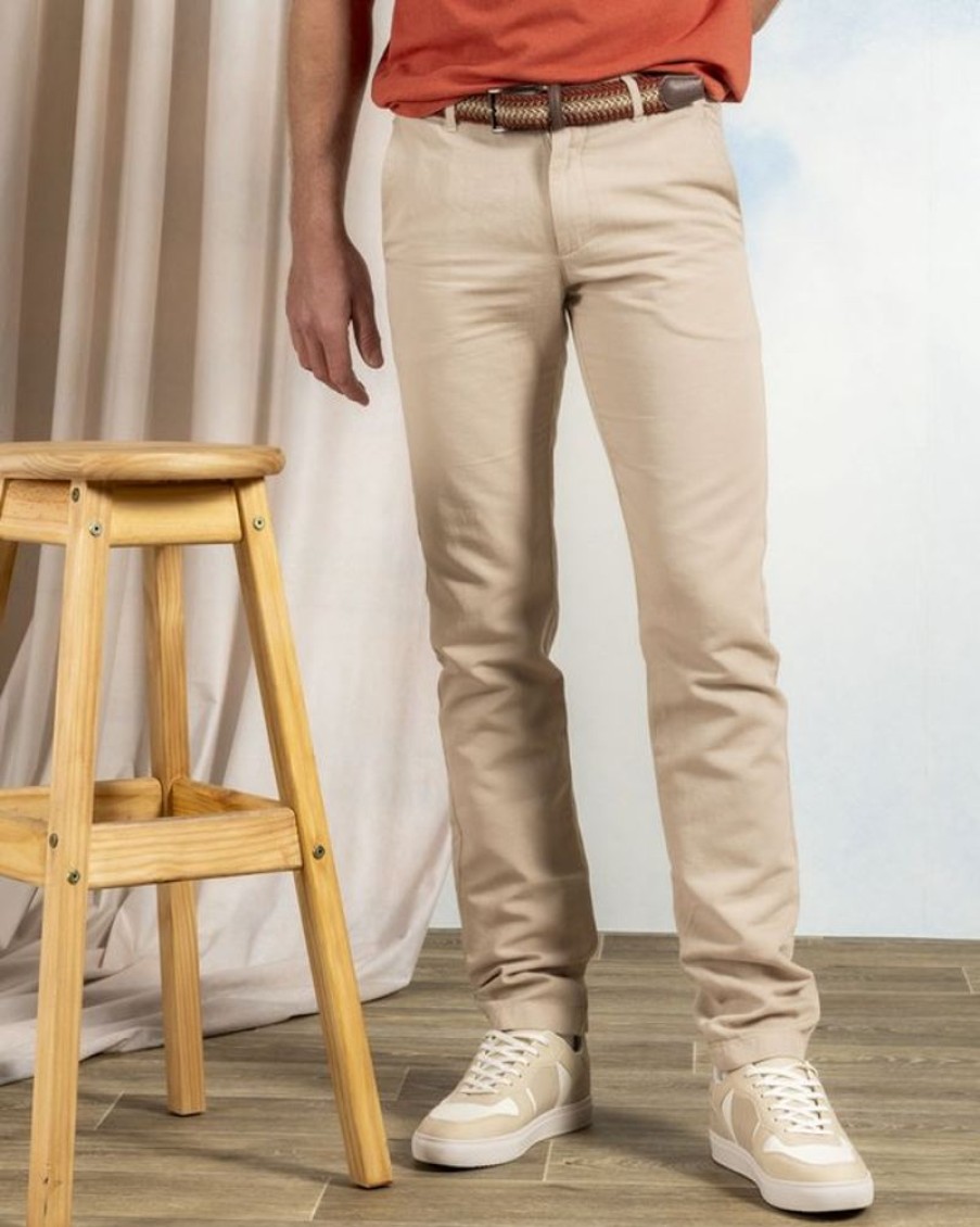 Mise au Green Pantalon & Jean | Pantalon Chino Fluide Beige