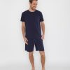 Mise au Green Sous-Vetements & Homewear | Pyjashort Imprime Petites Vaches Bleu Marine