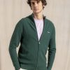 Mise au Green Gilet | Cardigan En Tricot Grain De Riz Colvert