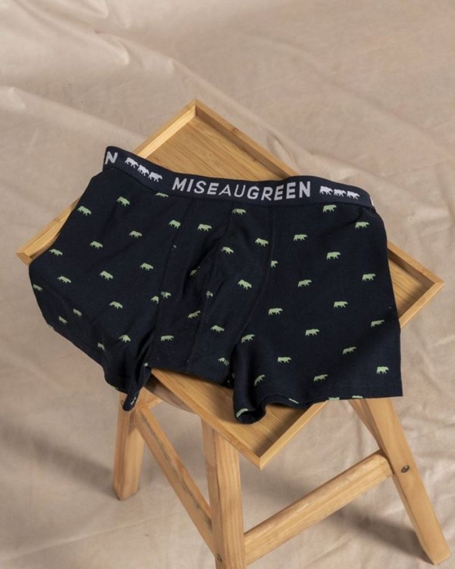 Mise au Green Sous-Vetements & Homewear | Boxer Adriel Vert Pomme