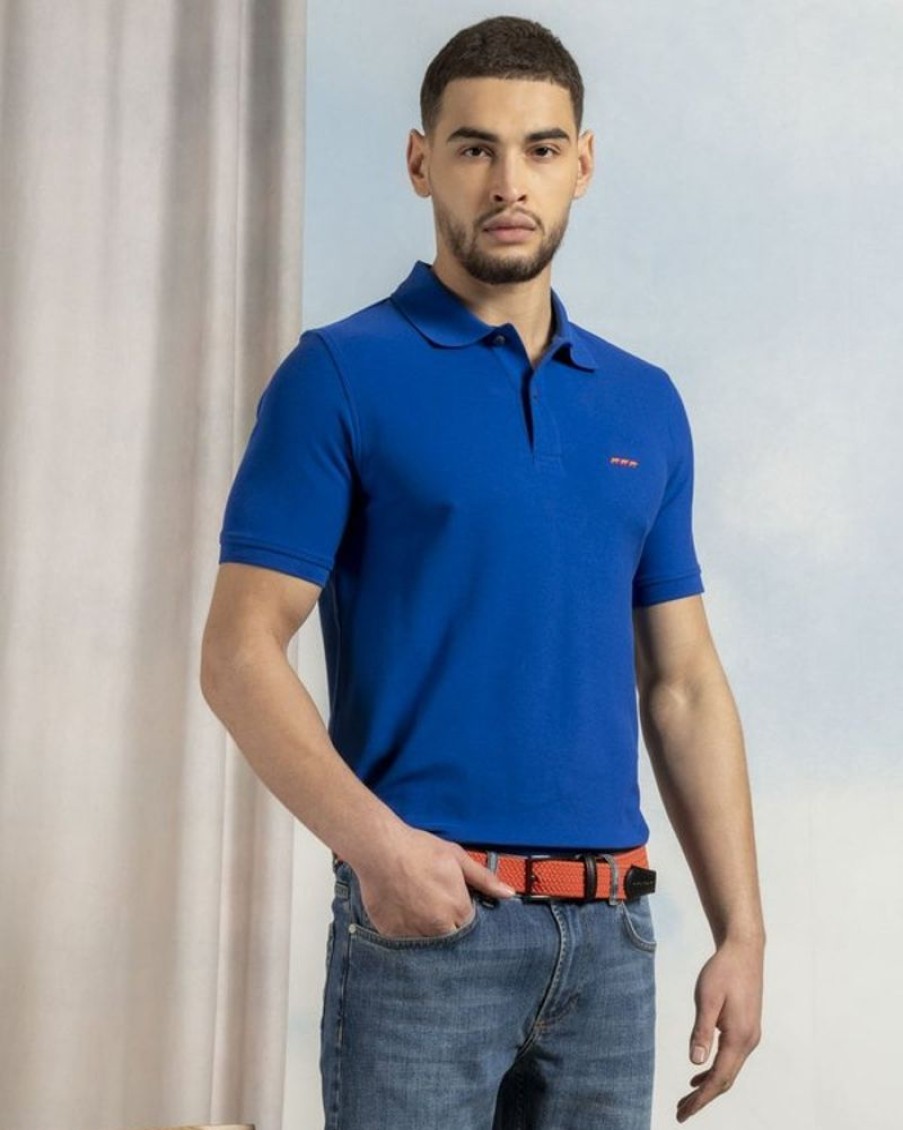 Mise au Green Polo | Polo Douglas Bleu Cobalt