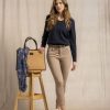 Mise au Green Pantalon & Jean | Pantalon Slim 7/8 Beige