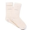 Mise au Green Chaussettes | Chaussettes Unies Bambou Beige