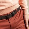 Mise au Green Ceinture & Bretelles | Ceinture Tressee Unie A Boucle Brun