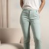 Mise au Green Pantalon & Jean | Jean Regular Fit Poches Facon Charpentier Vert Sauge