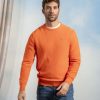 Mise au Green Pull | Pull Nid D'Abeille Orange