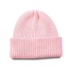 Mise au Green Bonnet | Bonnet Uni Cotes Anglaises Rose Pale