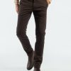 Mise au Green Pantalon & Jean | Pantalon Chino Lucas Uni Taille Elastique En Coton Ebene